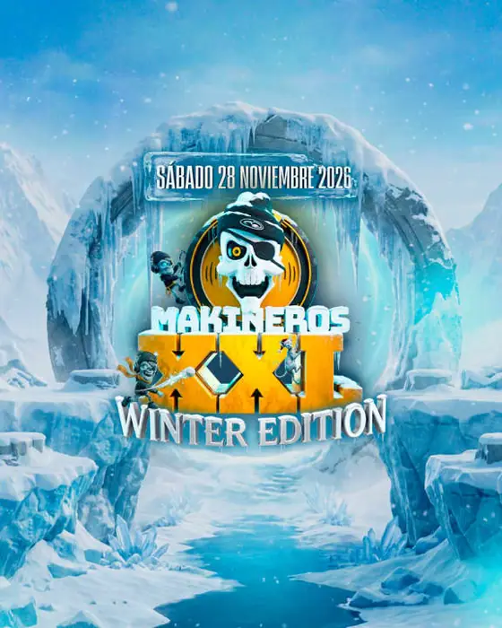 Affiche officielle de Makineros XXL Winter Edition (Fabrik, Humanes de Madrid, Espagne, 28 novembre 2026)