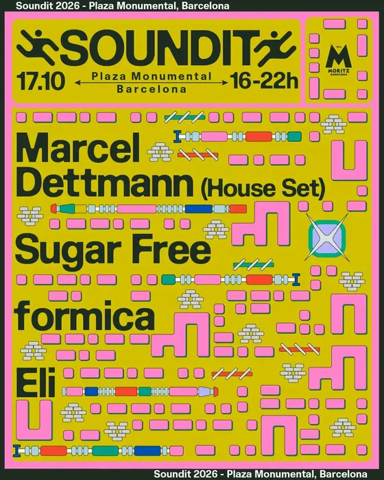 Affiche officielle de Marcel Dettmann (Plaza de Toros la Monumental, Barcelona, Espagne, 17 octobre 2026)