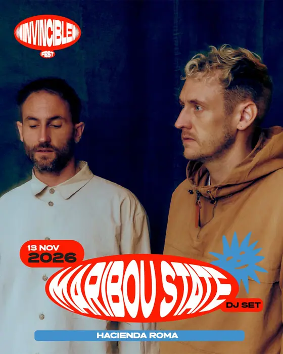 Affiche officielle de Maribou State · Hacienda Roma (Hacienda, Rome, Italie, 13 novembre 2026)