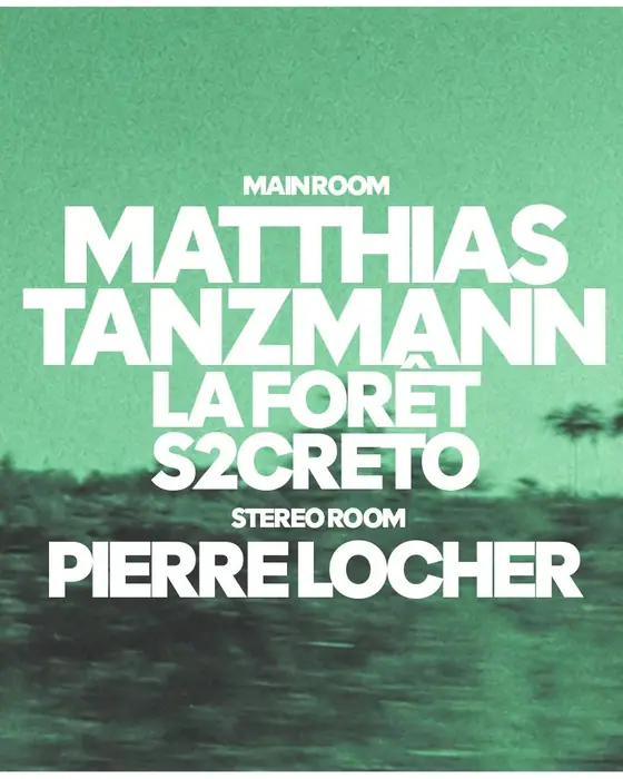 Official poster for Matthias Tanzmann à l'Audio Club (Audio Club, Geneva, Switzerland, 10 October 2026)