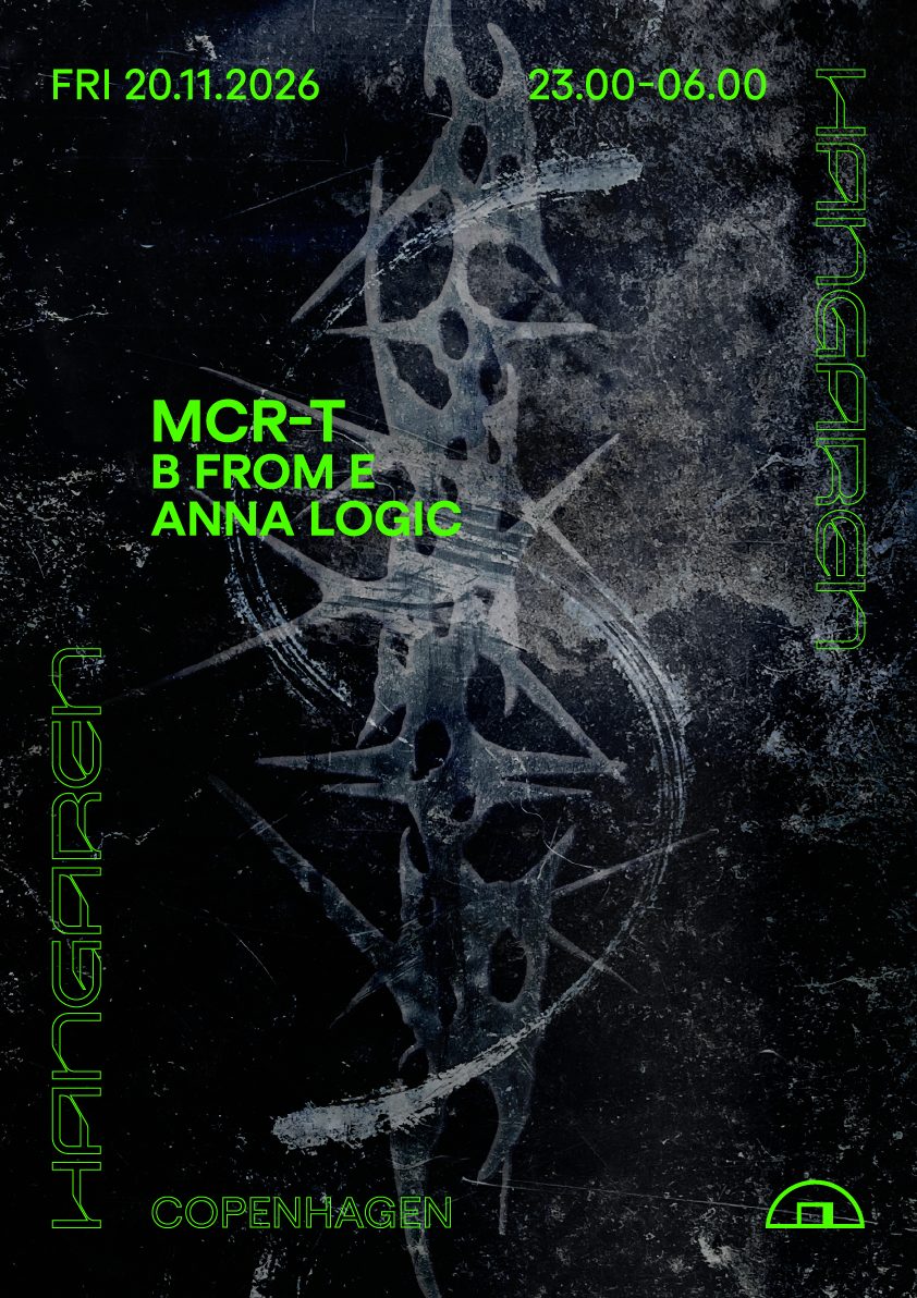 Affiche officielle de MCR-T au Hangaren (Hangaren, Copenhagen, Danemark, 20 novembre 2026)