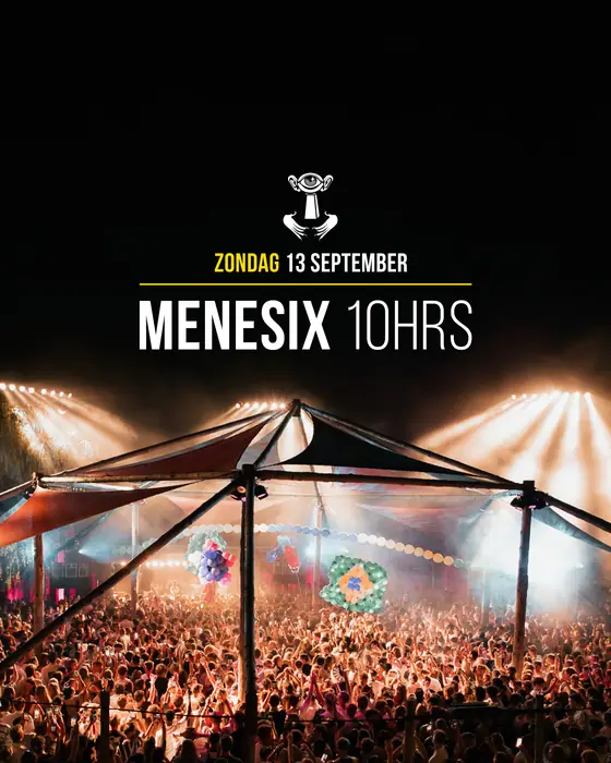 Affiche officielle de Menesix 10HRS à Thuishaven (Thuishaven, Amsterdam, Pays-Bas, 13 septembre 2026)