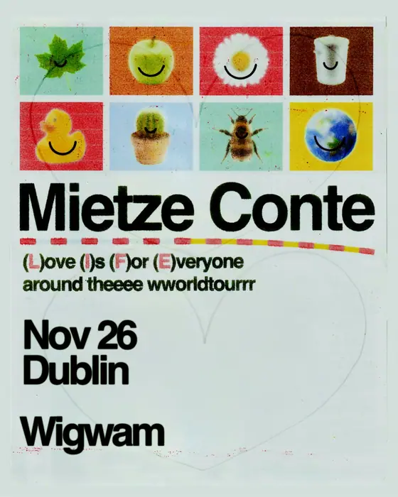 Photo de Mietze Conte at Wigwam (Wigwam, Dublin, Irlande, 26 novembre 2026)