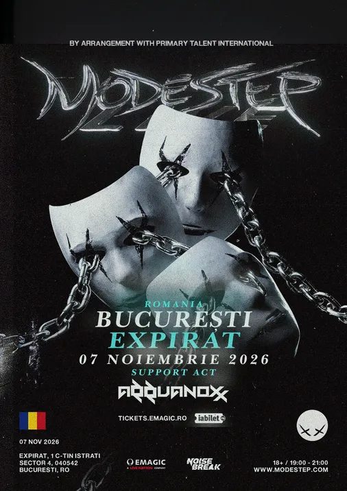 Photo de Modestep à l'Expirat (Expirat Halele Carol, Bucharest, Roumanie, 7 novembre 2026)