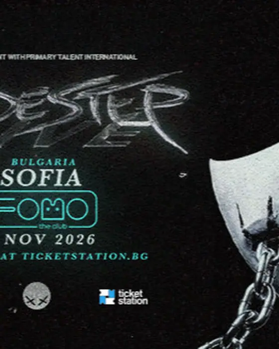 Affiche officielle de Modestep au FOMO (FOMO the club, Sofia, Bulgarie, 6 novembre 2026)