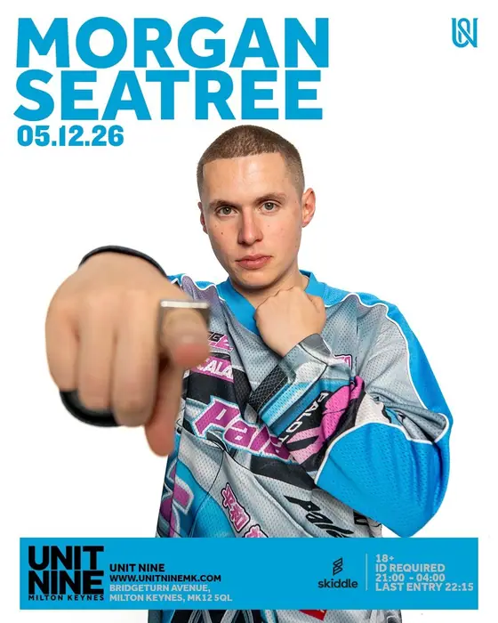 Affiche officielle de MORGAN SEATREE & more! (Unit Nine, Milton Keynes, Royaume-Uni, 5 décembre 2026)