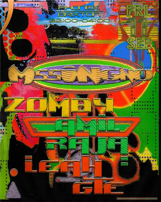 Photo de MssingNo, Zomby, amil raja + more (Phonox, London, Royaume-Uni, 11 septembre 2026)