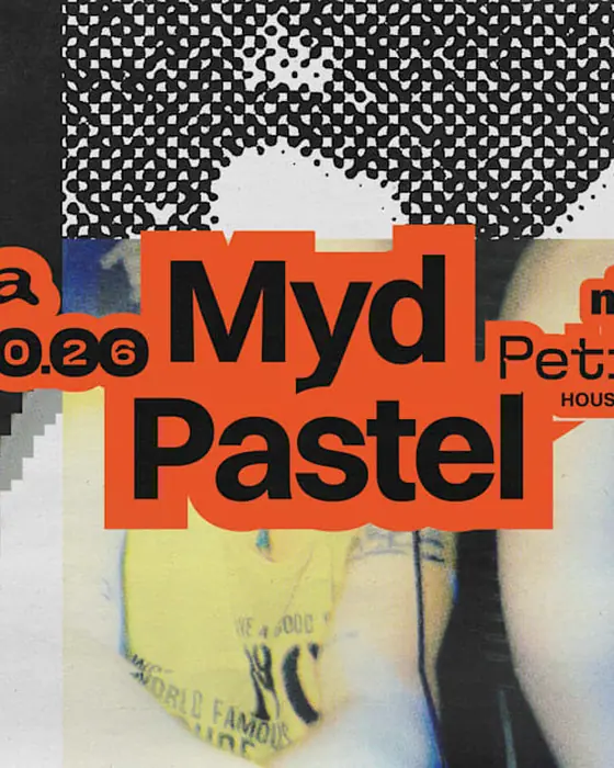Affiche officielle de Myd + Pastel au Petit Cab (Petit Cab, Marseille, France, 16 octobre 2026)
