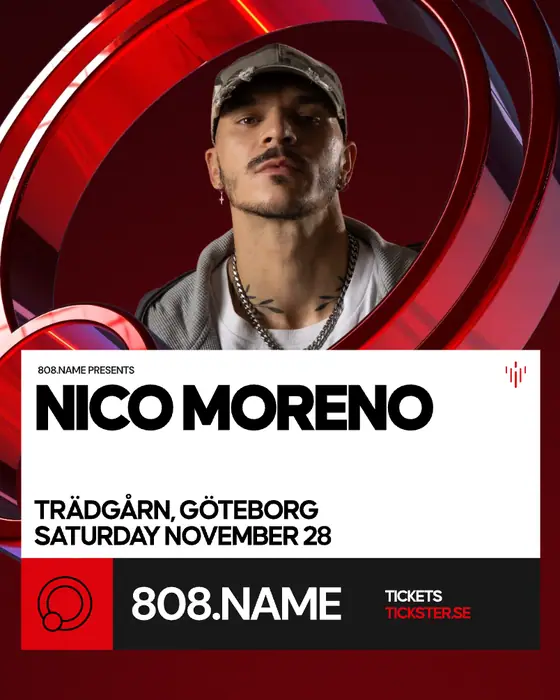Photo de Nico Moreno à Trädgår'n (Trädgår'n, Gothenburg, Suède, 28 novembre 2026)