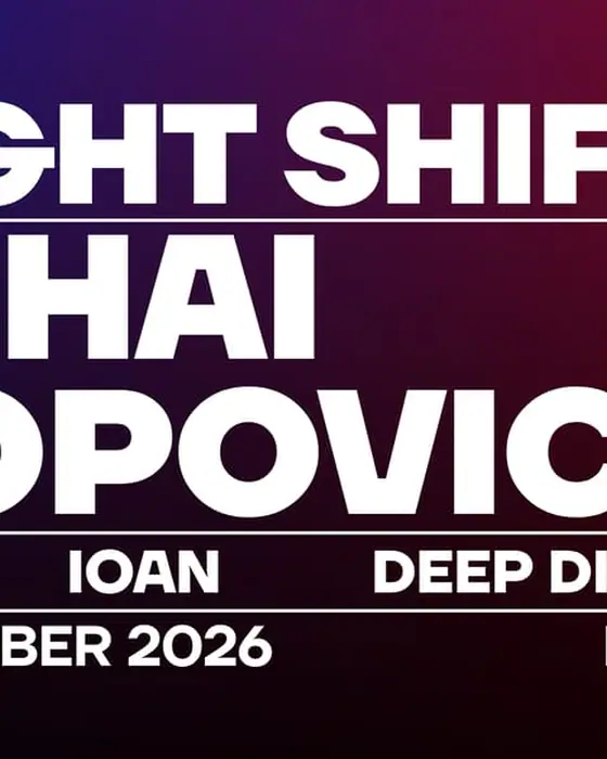 Affiche officielle de Night Shift : Mihai Popoviciu au B2 (B2, Riga, Lettonie, 2 octobre 2026)