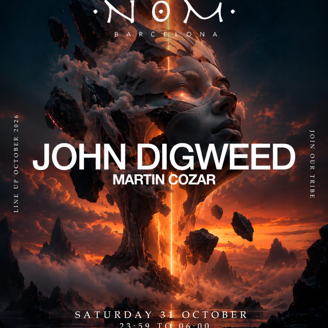 Photo de NOM presents John Digweed (Bikini Club, Barcelona, Espagne, 31 octobre 2026)
