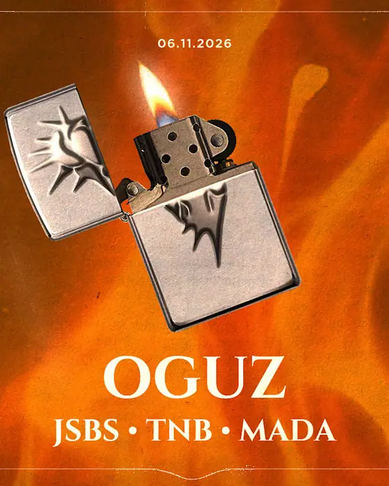 Official poster for Obscene : Oguz - Jsbs - Mada - Tnb (Studio Saglio, Strasbourg, France, 6 November 2026)