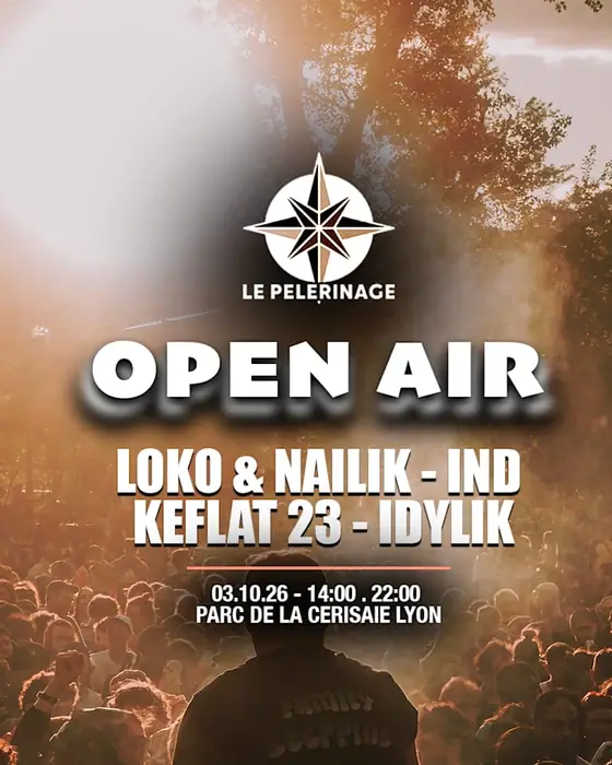 Affiche officielle de Open Air - Le Pelerinage (Parc de la Cerisaie, Lyon, France, 3 octobre 2026)
