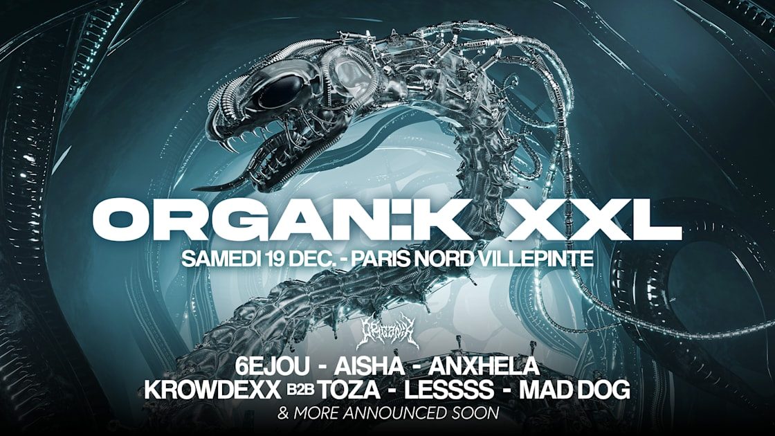 Affiche officielle de Organïk XXL (Parc des Expositions de Paris-Nord Villepinte, Villepinte, France, 19 décembre 2026)