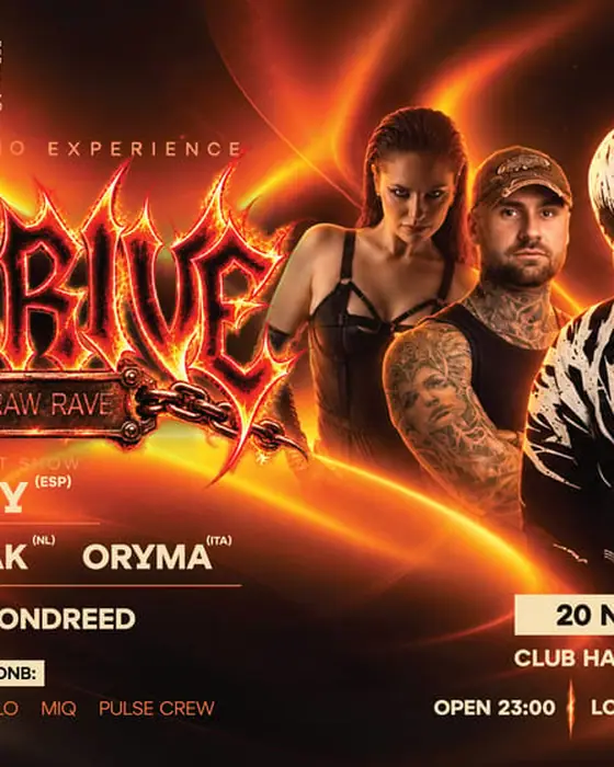 Affiche officielle de Overdrive au HALL (HALL, Tallinn, Estonie, 20 novembre 2026)
