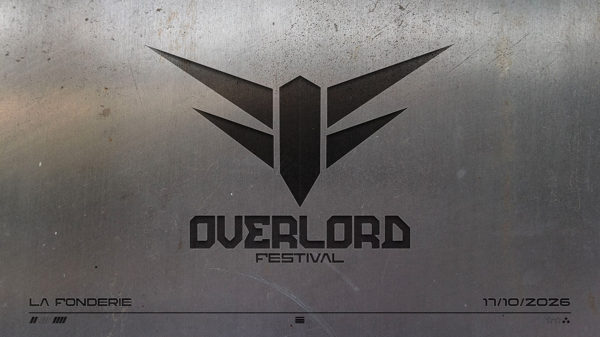 Official poster for Overlord Festival (La Fonderie - Salle municipale, Hérouville-Saint-Clair, France, 17 October 2026)