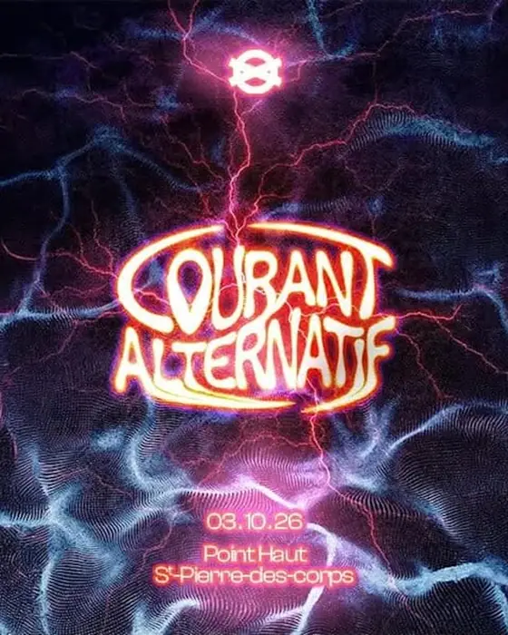 Affiche officielle de Oxsquad Présente: Courant Alternatif (Point HAUT, lieu de création urbaine, Saint-Pierre-des-Corps, France, 3 octobre 2026)