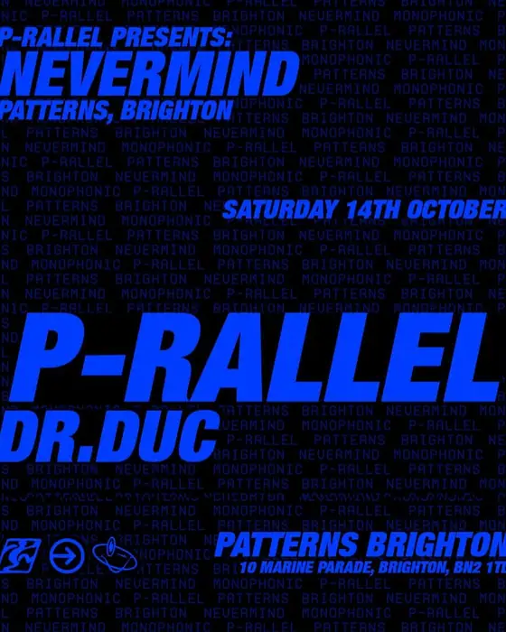 Photo de P-rallel: Nevermind UK Tour (Patterns, Brighton, Royaume-Uni, 24 octobre 2026)
