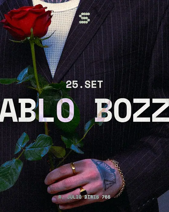 Affiche officielle de Pablo Bozzi + Cuba (Switch, Porto, Portugal, 25 septembre 2026)