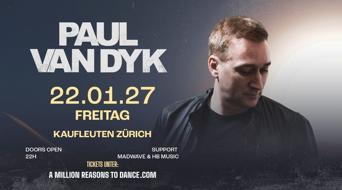 Photo de Paul van Dyk au Kaufleuten (Kaufleuten, Zurich, Suisse, 22 janvier 2027)