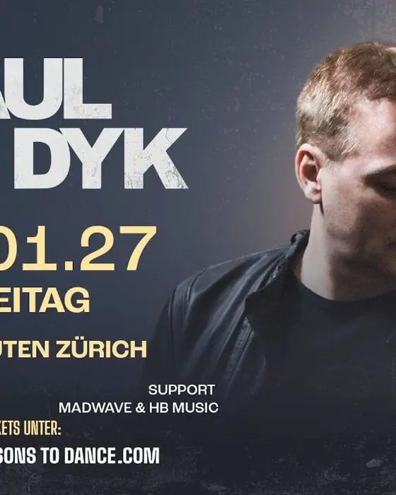 Photo of Paul van Dyk au Kaufleuten (Kaufleuten, Zurich, Switzerland, 22 January 2027)