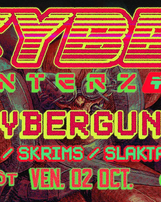 Affiche officielle de Phantom Cyberhunterz : Cybergunz & More (Club l'Entrepôt, Bordeaux, France, 2 octobre 2026)