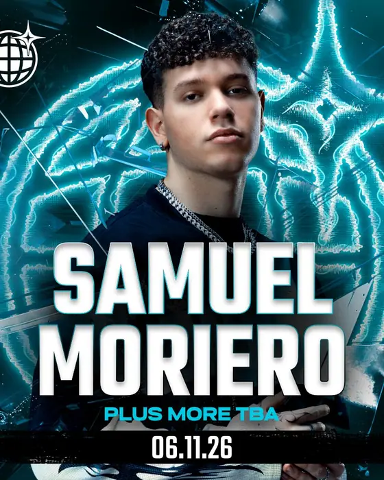 Affiche officielle de PRTY · Samuel Moriero · Gate Milano (Gate Milano, Milan, Italie, 6 novembre 2026)