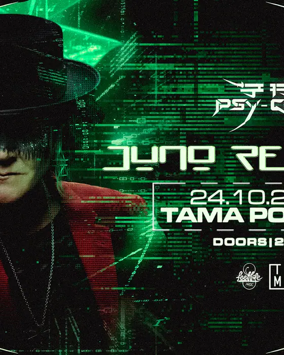 Affiche officielle de Psy Clan - Juno Reactor (Tama, Poznań, Pologne, 24 octobre 2026)