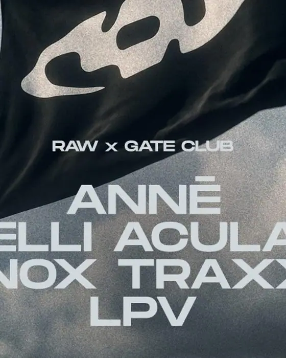 Affiche officielle de RAW · ANNĒ & Elli Acula au Gate Milano (Gate Milano, Milan, Italie, 2 octobre 2026)