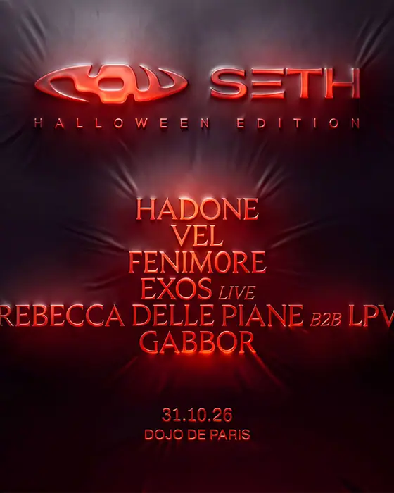 Affiche officielle de Raw x Seth Halloween (Dojo de Paris, Paris, France, 31 octobre 2026)