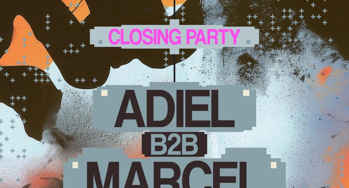 Affiche officielle de Rebel Rebel Closing · Adiel b2b Marcel Dettmann (Forte Antenne, Rome, Italie, 25 septembre 2026)