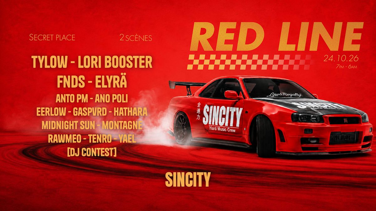 Official poster for Red Line (Saint-Barthélemy-D'anjou, France 🇫🇷, Saint-Barthélemy-d'Anjou, France, 24 October 2026)