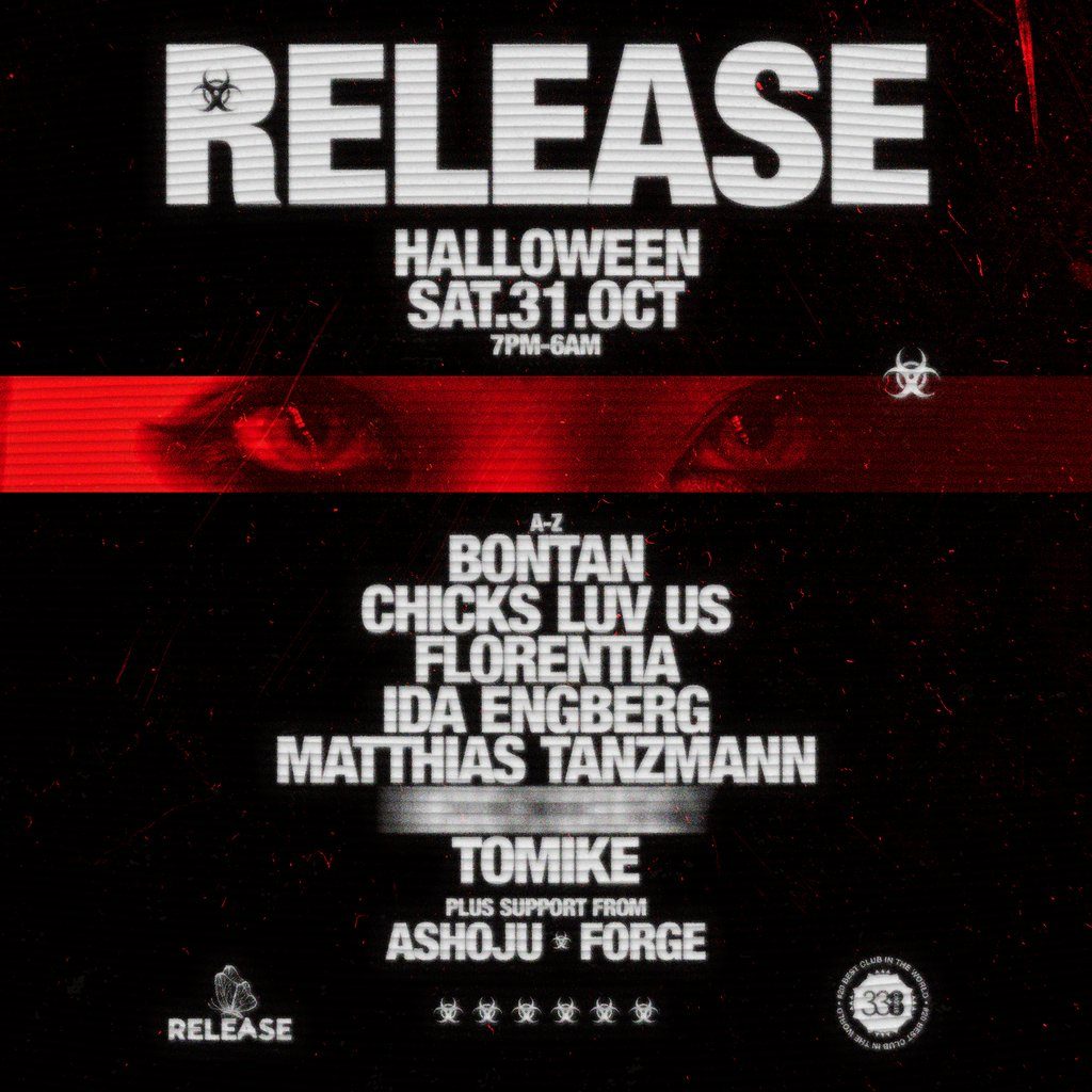 Photo de Release Halloween : Ida Engberg, Bontan, Matthias Tanzmann (Studio 338, London, Royaume-Uni, 31 octobre 2026)