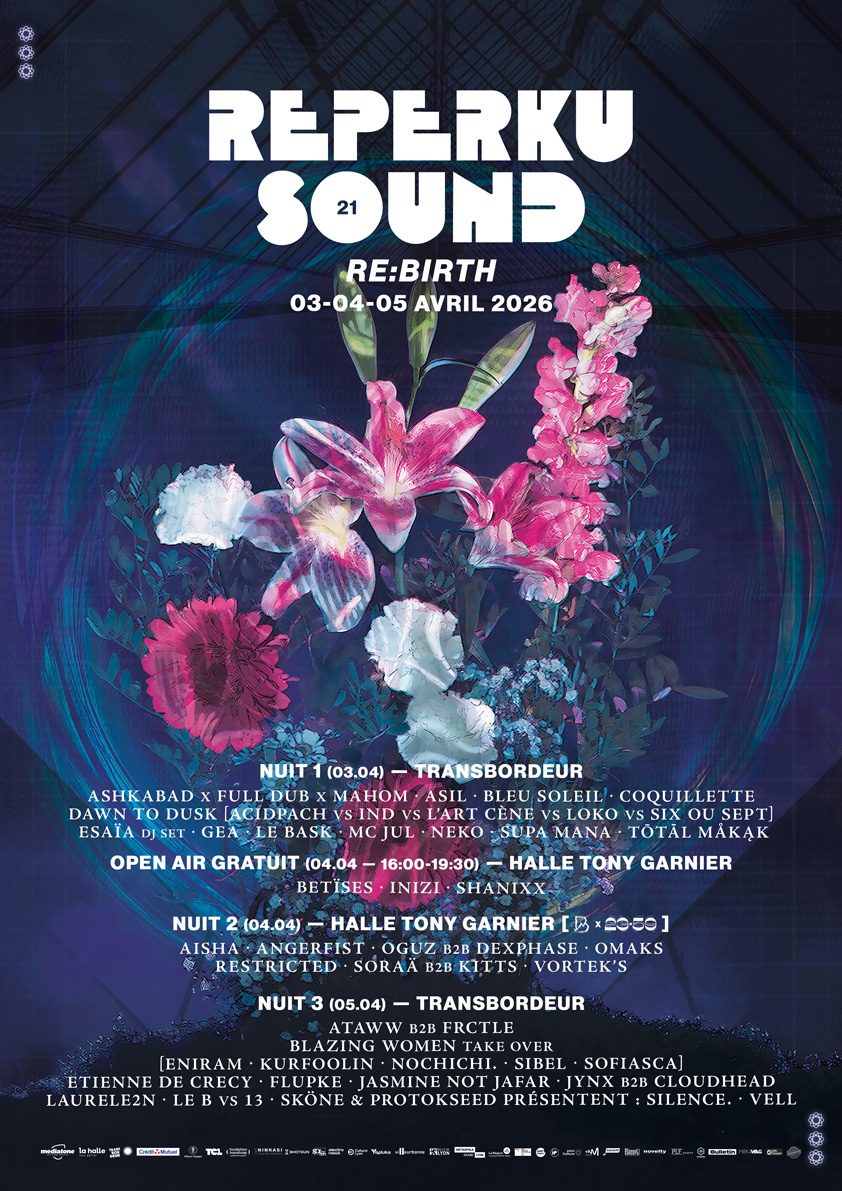 Official poster for Reperkusound (Le Transbordeur / Halle Tony Garnier, Lyon, France, 26 March 2027)