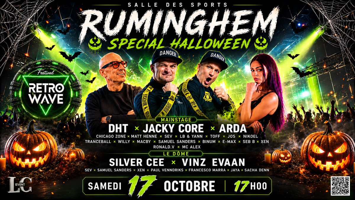 Official poster for Retro Wave Festival 2k26 (Salle de sport, Ruminghem, France, 17 October 2026)
