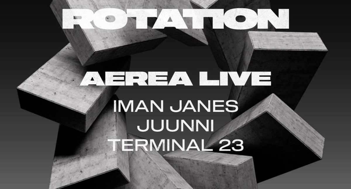 Official poster for Rotation w/ Aerea & Iman Janes (Uebel & Gefaehrlich, Hamburg, Germany, 23 October 2026)