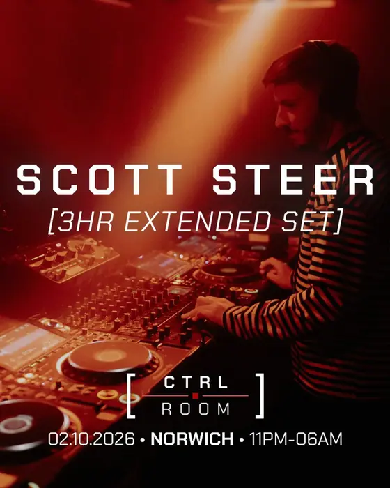 Photo de Scott Steer [3HR EXTENDED SET] - CTRL ROOM, NORWICH (CTRL ROOM, Norwich, Royaume-Uni, 2 octobre 2026)