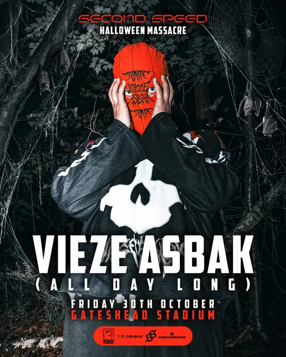 Affiche officielle de Second Speed Accelerate: VIEZE ASBAK (ALL DAY LONG) (Gateshead International Stadium, Gateshead, Royaume-Uni, 30 octobre 2026)