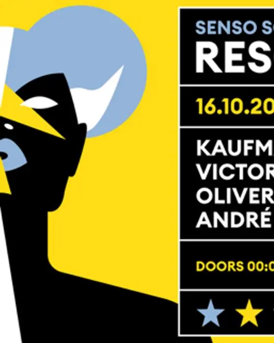 Official poster for Senso Sounds pres. Resonanz (Uebel & Gefaehrlich, Hamburg, Germany, 16 October 2026)