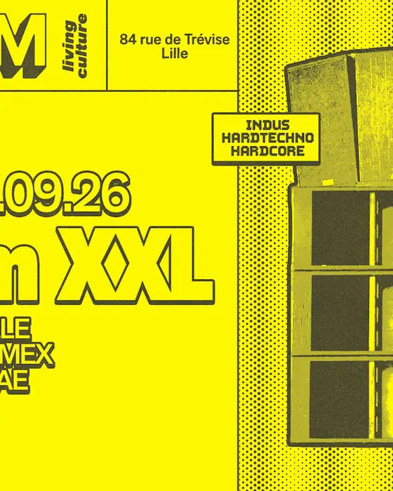 Affiche officielle de Slalom Xxl : Popof — Techno To Hardtechno (Slalom, Lille, France, 25 septembre 2026)