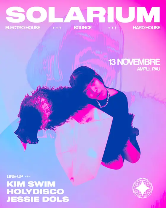 Affiche officielle de Solarium Vol.3 - Electro House & Dance (Association Ampli, Billère, France, 13 novembre 2026)