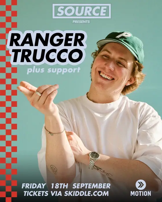 Affiche officielle de Source // Season 2 - Ranger Trucco (Motion Club, Aberdeen, Royaume-Uni, 18 septembre 2026)