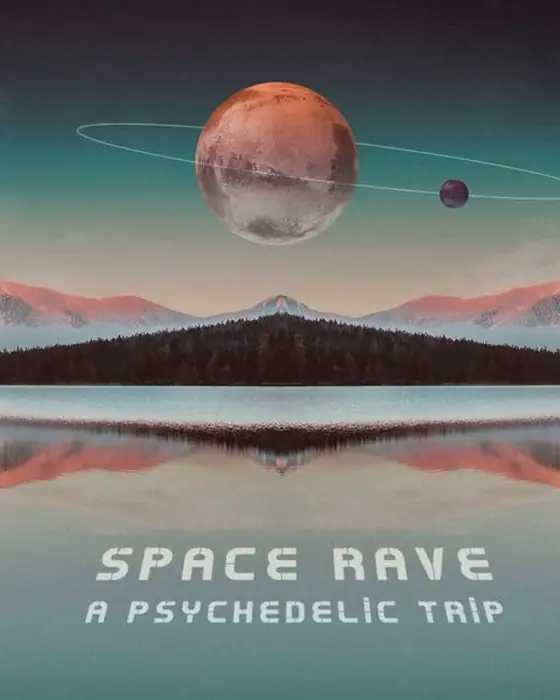 Affiche officielle de Space Rave: Dacru & Kuf Kuf (De Chinastraat, Ghent, Belgique, 5 décembre 2026)
