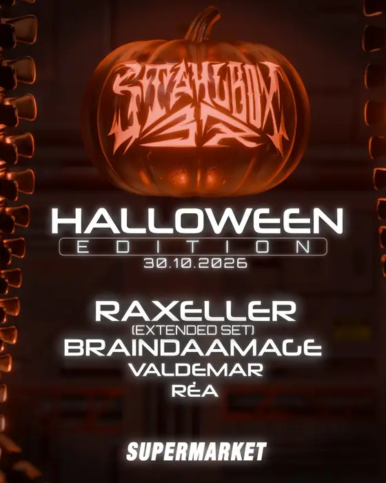 Affiche officielle de Stahlbox37 Halloween au Supermarket (Supermarket, Zurich, Suisse, 30 octobre 2026)