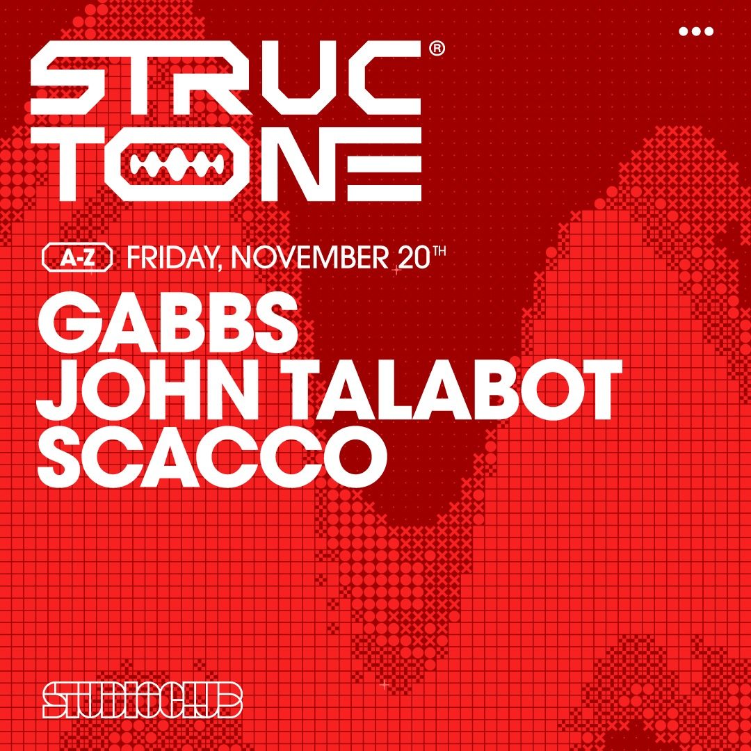 Photo of Structone: John Talabot (Studio Club, Torremolinos, Spain, 20 November 2026)