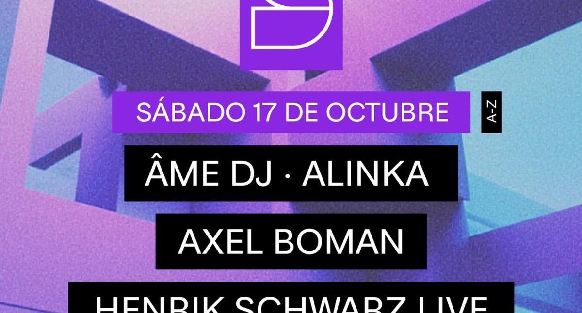 Affiche officielle de Studio Club invites Âme & Henrik Schwarz (Studio Club, Torremolinos, Espagne, 17 octobre 2026)
