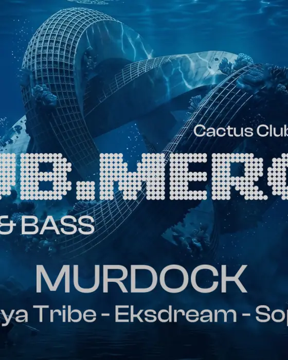 Affiche officielle de Sub.Merge au Cactus Club (Cactus Club, Bruges, Belgique, 3 octobre 2026)