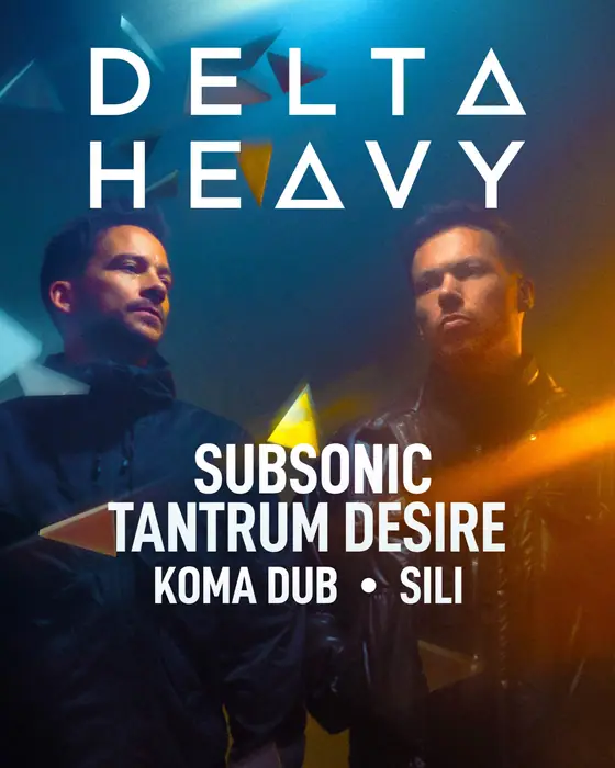 Official poster for Subset - Delta Heavy (D! Club, Lausanne, Switzerland, 9 October 2026)