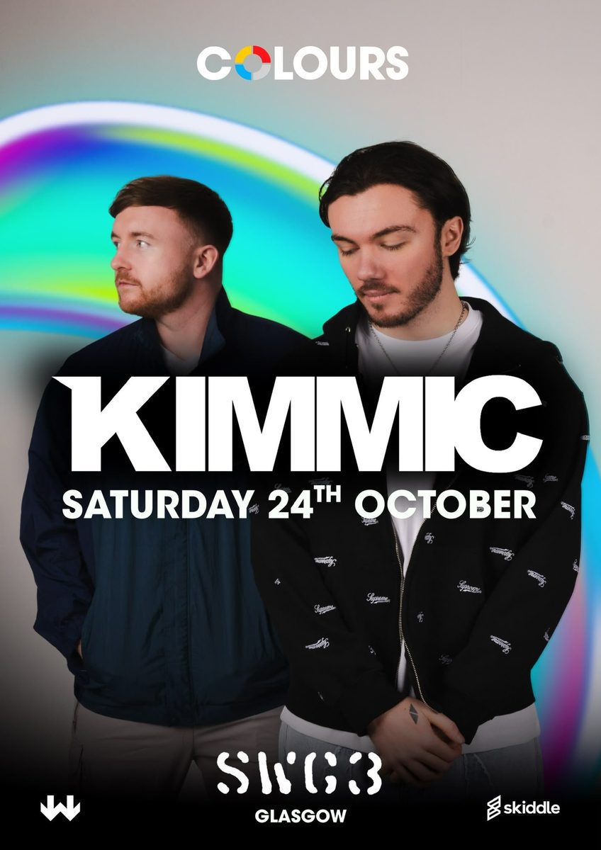 Official poster for SWG3: Kimmic (SWG3 TV Studio, Glasgow, UK, 24 October 2026)