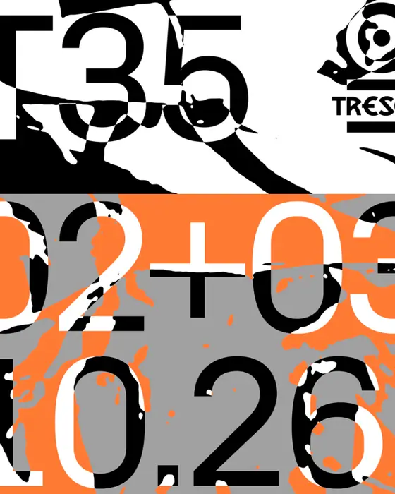 Official poster for T35: Tresor Records 35th Anniversary Day Two (Tresor, Berlin, Germany, 3 October 2026)